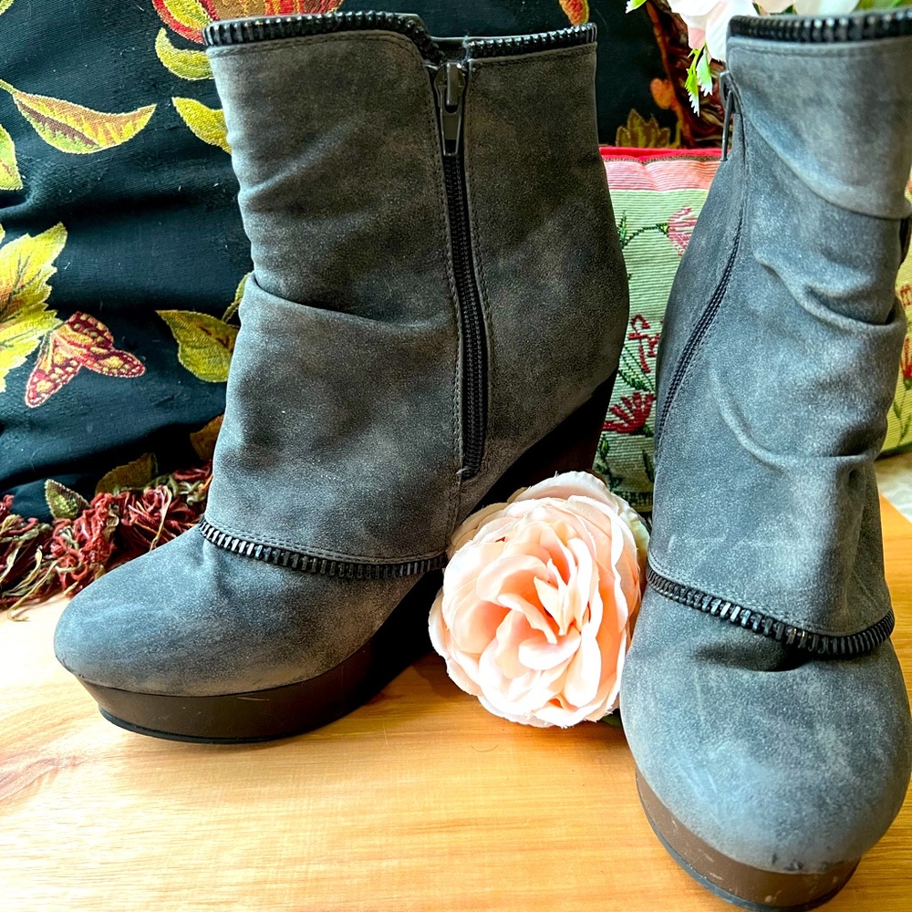 Not Rated Wedge Ankle Boots
